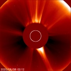 Latest LASCO C2 image of the Sun