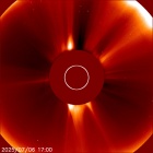 Latest LASCO C2 image of the Sun