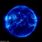 Click for time-lapse image of the sun