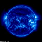 Click for time-lapse image of the sun
